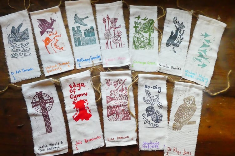Each festival ticket is also a reusable bookmark