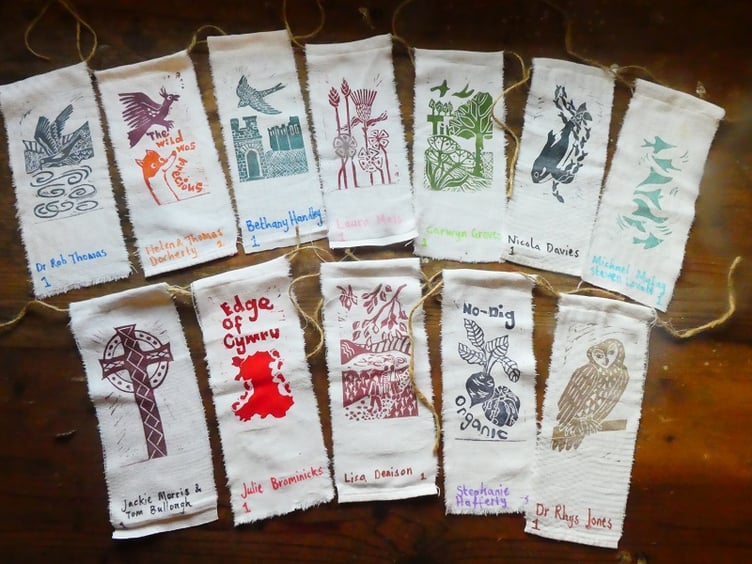 Each festival ticket is also a reusable bookmark