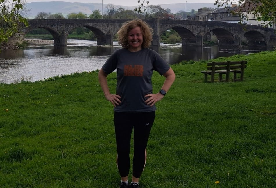 Helen's half marathon raises £800 for charity