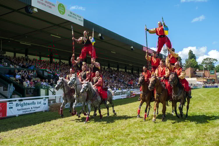 The Ukranian Cossacks last visited the Royal Welsh Show in 2016