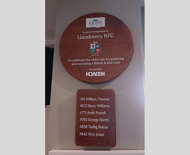 Llandovery named Lions Origin Club