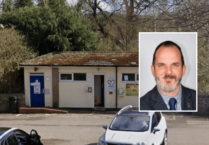 Glasbury toilets / Cllr Gareth Ratcliffe