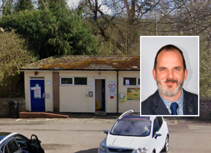 Glasbury toilets / Cllr Gareth Ratcliffe