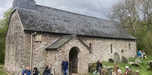 Walkers tour local art studios as part of Talgarth Walking Festival