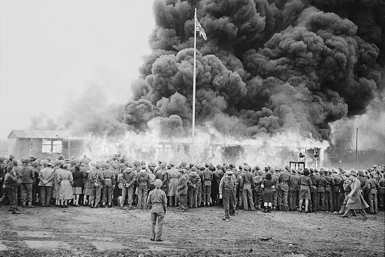 The burning of Belsen