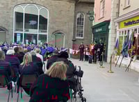 School pupils and town councillor perform poetry pieces for VE Day
