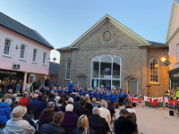 Brecon Town Concert Band perform 'The Great Escape' for VE Day