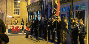 VE Day 80 in Brecon: Watch Lighting of the Beacon and national anthems