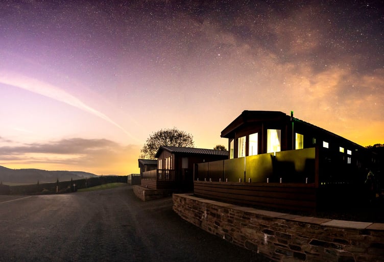 Under the stars are Rockbridge Caravan Park in Presteigne