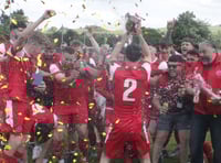 Knighton celebrate title but lose unbeaten run