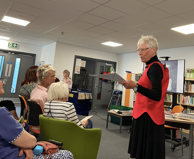 Author launches trilogy with talk at Hay Library