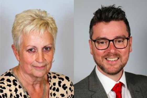 Cllr Joy Jones and Cllr Matthew Dorrance