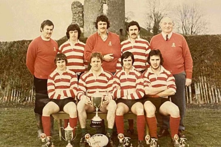 The 1979 squad pictured with club stalwart Ernie Prosser