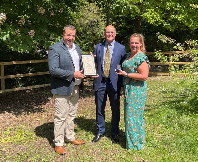 Couple honoured for breathing new life into Llandrindod landmark