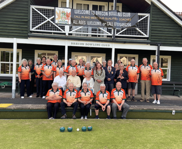 Brecon Bowling Club celebrates its 75th anniversary