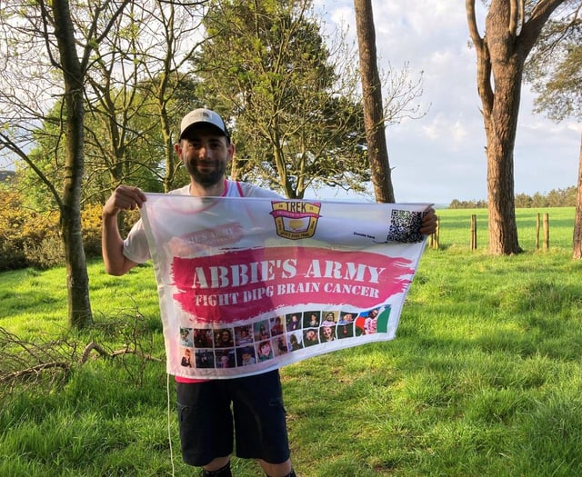 Dad walks 177 miles for children’s cancer charity