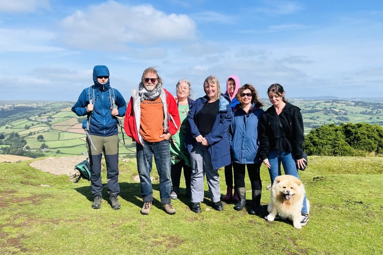 Members of Powys County Council’s mental health social work teams in Brecon and Ystradgynlais who support the Domino Group.