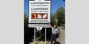 Llandovery honoured as Wales’ rugby birthplace with new signpost