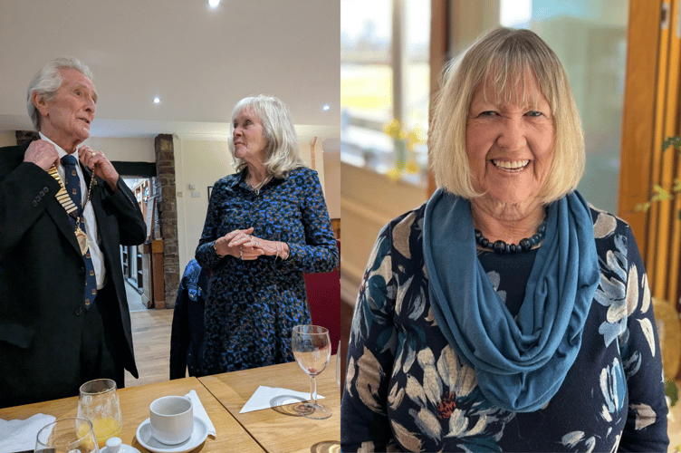 Left is Win Griffiths passing the chain of office to Kathryn Easton. Right is Liz Poraj-Wilczynska, newly appointed Vice President of the BGSA