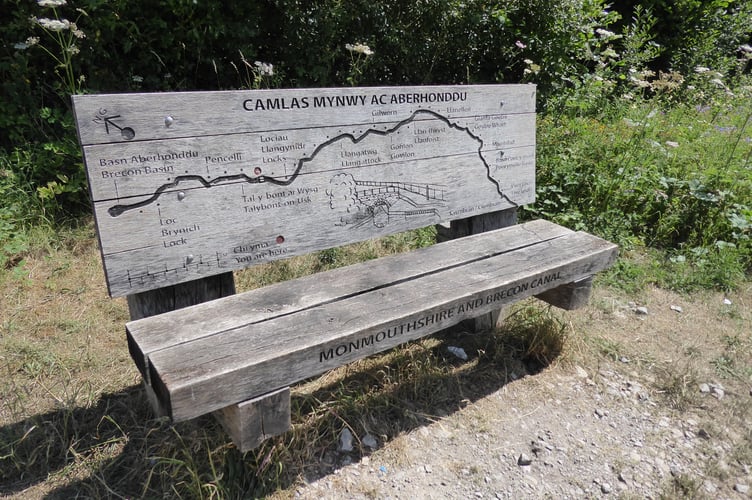 The bench on the path over Ashford Tunnel