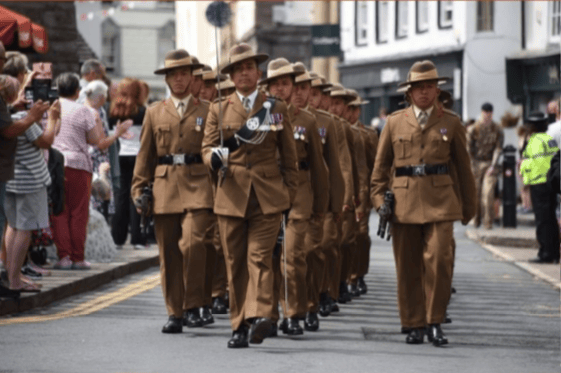 Gurkhas celebrate decades of service with annual Brecon Freedom Parade