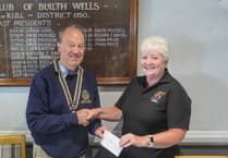 Rotary donates £500 to farming mental health charity