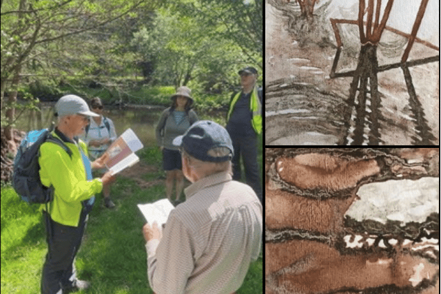 Artist launches River Wye tributary book