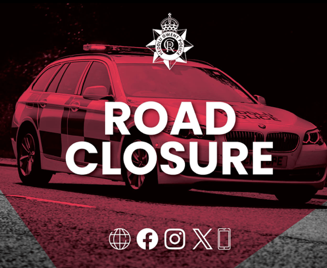 A40 between Crickhowell and Abergavenny currently closed