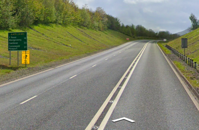 A479 Talgarth to Cwmdu
