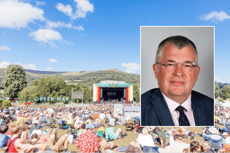Cllr Iain McIntosh has asked Powys County Council to clarify any financial support given to the Green Man Festival