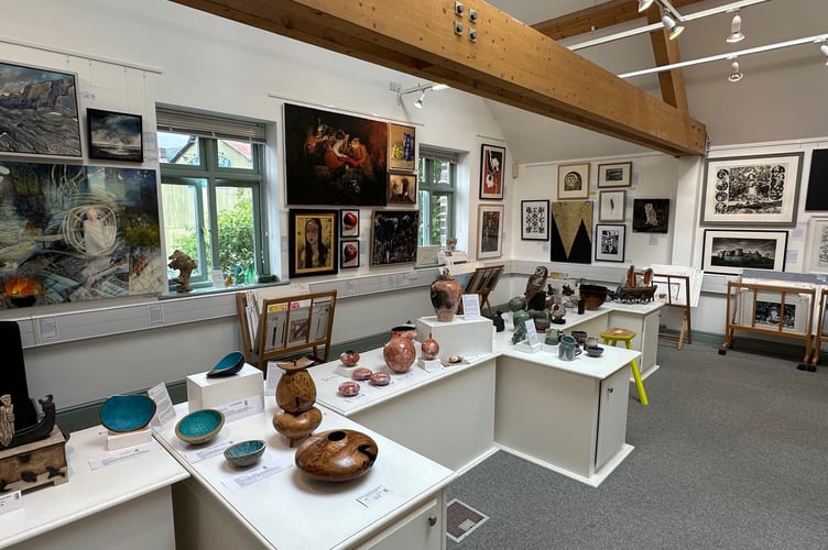 Inside the Oriel CRiC Gallery