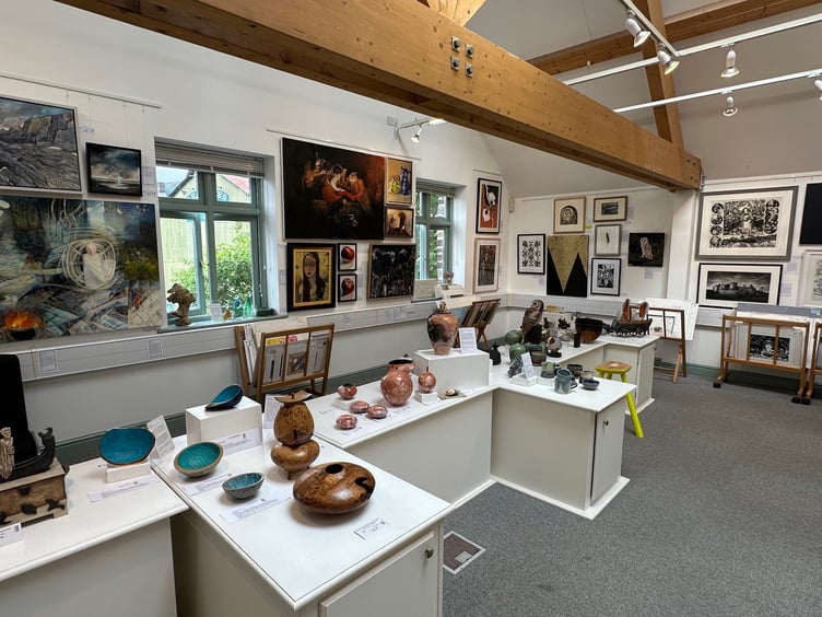 Inside the Oriel CRiC Gallery