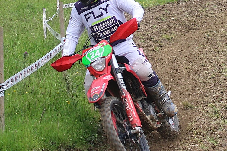 Llanbister's Shaun Buchan, third in the Expert class