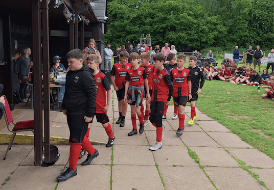 Talgarth Town FC Juniors celebrate end of season awards