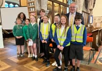 Llangattock pupils celebrate sanctuary award