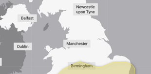 Yellow weather warning: the areas that will see it most