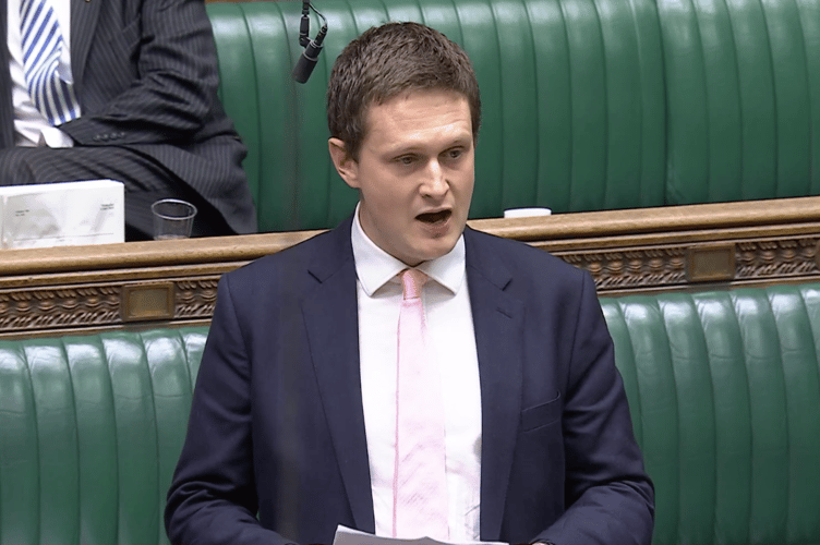David Chadwick MP speaking in the House of Commons during the debate