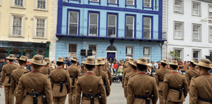 Video: Gurkhas exercise right as Honorary Citizens with parade