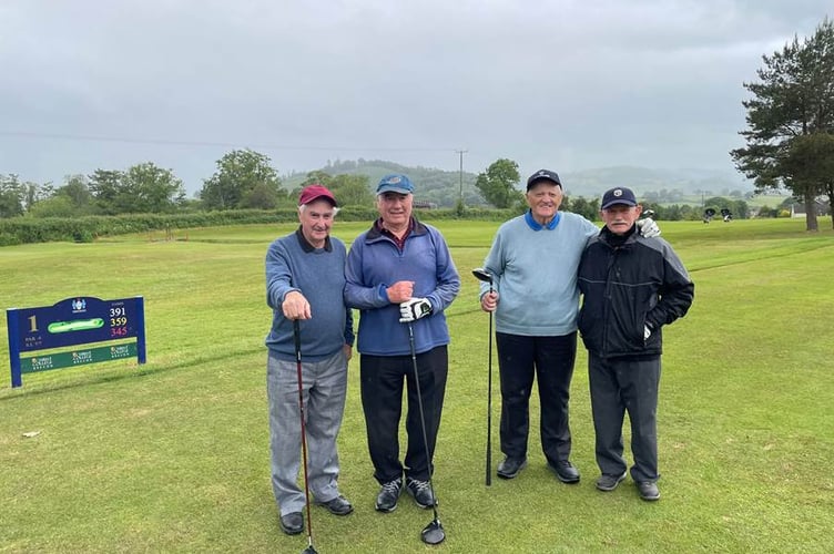 The team of Elfed Williams, Clive Price, Lyndon Withery, and John Thomas 