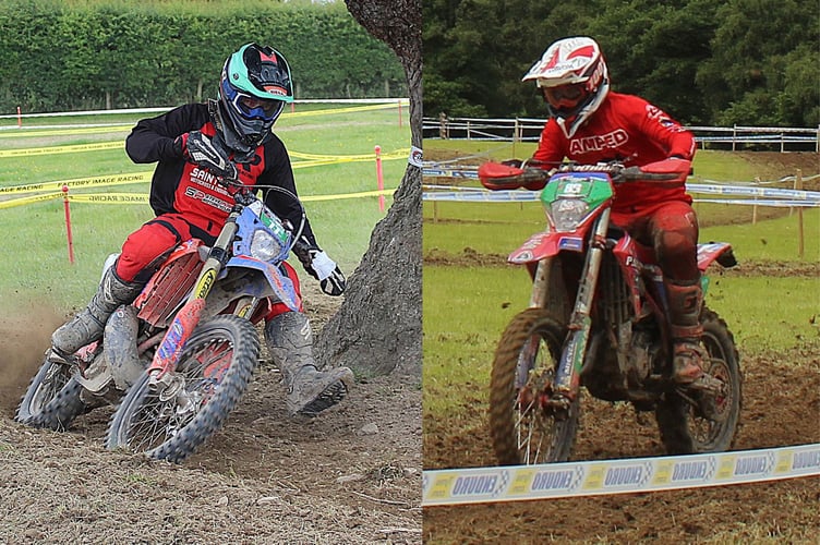 Left is Kris Price of Crossgates and right is Sion Wright of Builth Wells