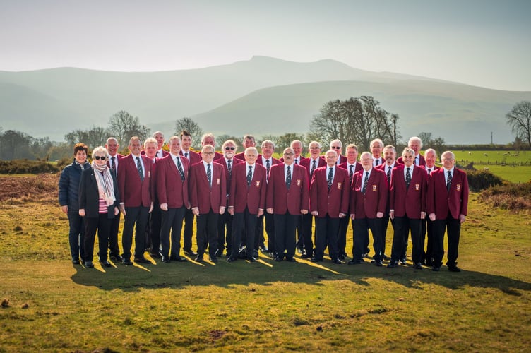 The Aberhonddu and District Male Choir, or ‘Voices of the Beacons’ recorded the album over a weekend in Crai Hall. 