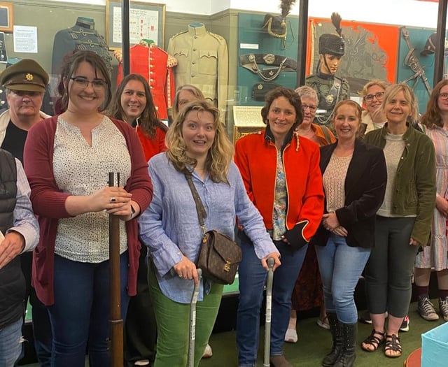 Aberhonddu Angels WI enjoy a night at the museum