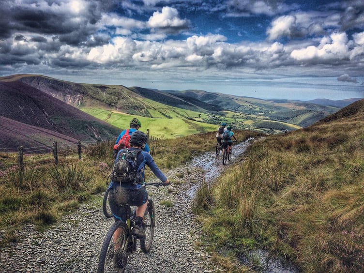 Glyndwr Way one of the major Powys paths