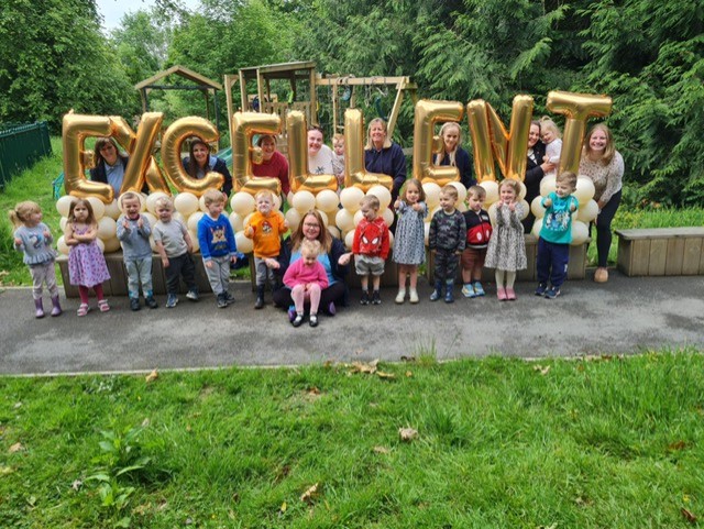 Children enjoy learning and play at Cylch Meithrin Rhaeadr, recently rated ‘Excellent’ by Estyn and CIW