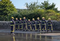 Young Fire Cadets celebrate graduation in Abercrave