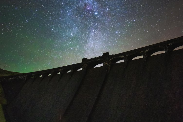 Stunning skies over Claerwen Reservoir