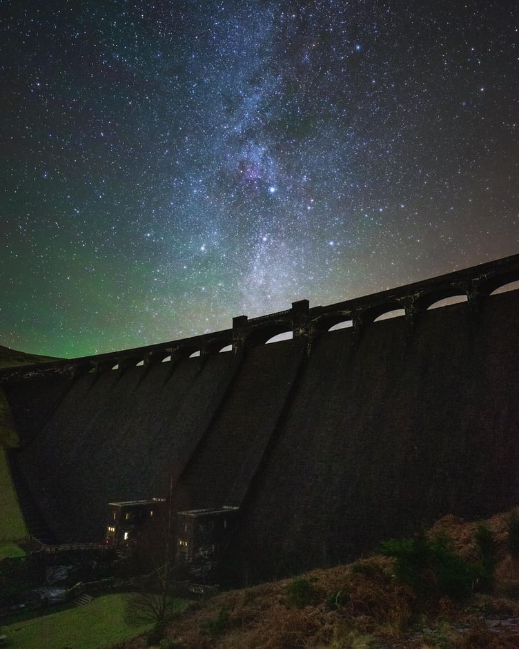Stunning skies over Claerwen Reservoir