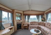 Rustic mid Wales two bedroom rural retreat holiday lodge on offer at just £13,000
