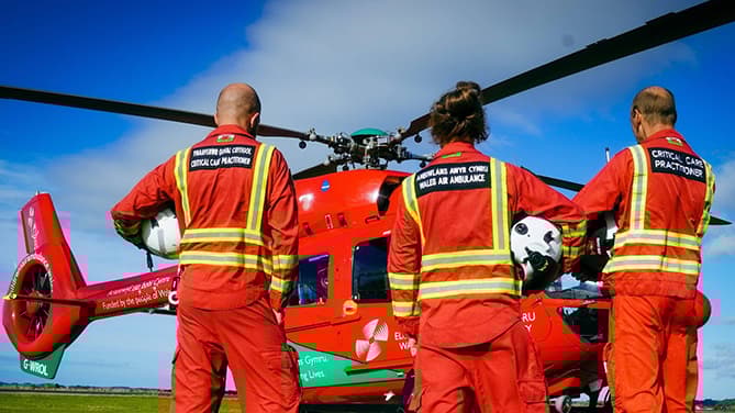 Last year, it was announced that two air ambulance bases would close and be replaced by a single new base in North Wales