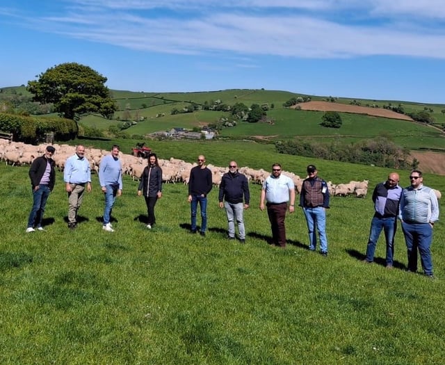 Italian food experts visits Merthyr Cynog farm and Crickhowell hotel